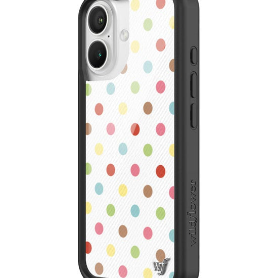 Wildflower iPhone case 16 Polka Dot Confetti Multicolored Cute