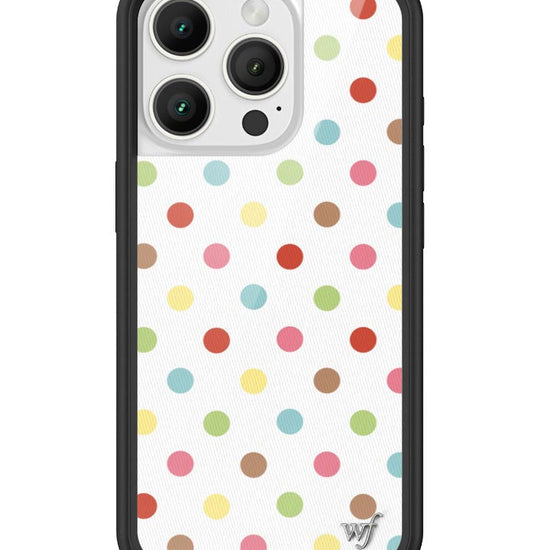 Wildflower iPhone case 16 Pro Polka Dot Confetti Multicolored Cute