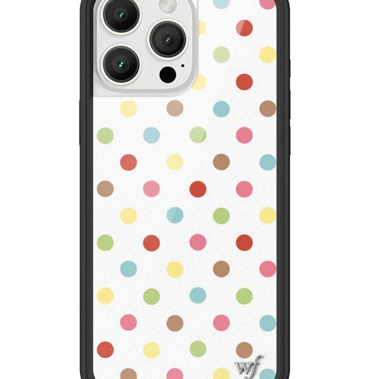 Wildflower iPhone case 16 Pro Max Polka Dot Confetti Multicolored Cute