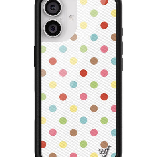 Wildflower iPhone case 17 Polka Dot Confetti Multicolored Cute