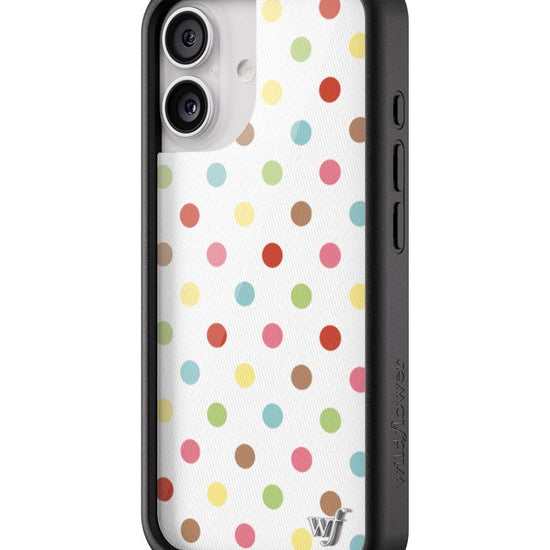 Wildflower iPhone case 17 Polka Dot Confetti Multicolored Cute