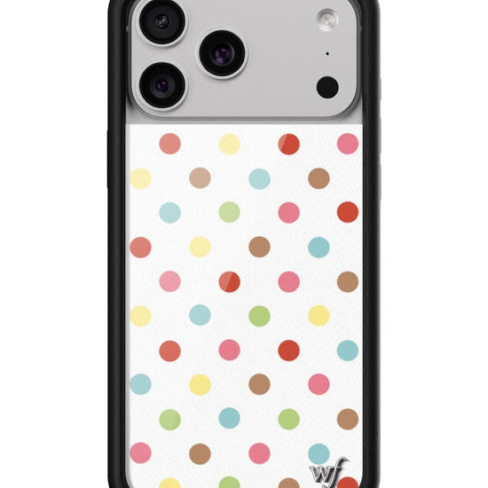 Wildflower iPhone case 17 Pro Max Polka Dot Confetti Multicolored Cute
