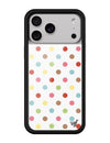 Wildflower iPhone case 17 Pro Max Polka Dot Confetti Multicolored Cute
