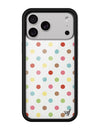 Wildflower iPhone case 17 Pro Max Polka Dot Confetti Multicolored Cute