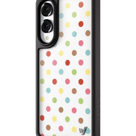 Wildflower Galaxy S25 case Edge Polka Dot Confetti Multicolored Cute