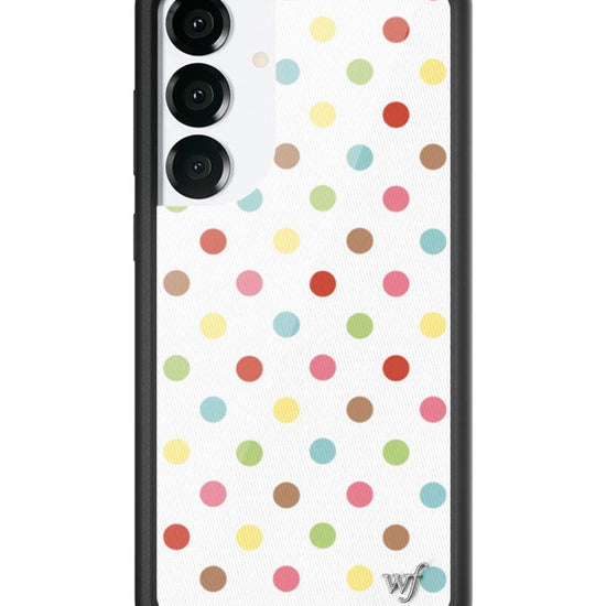 Wildflower Galaxy S25 case Plus Polka Dot Confetti Multicolored Cute