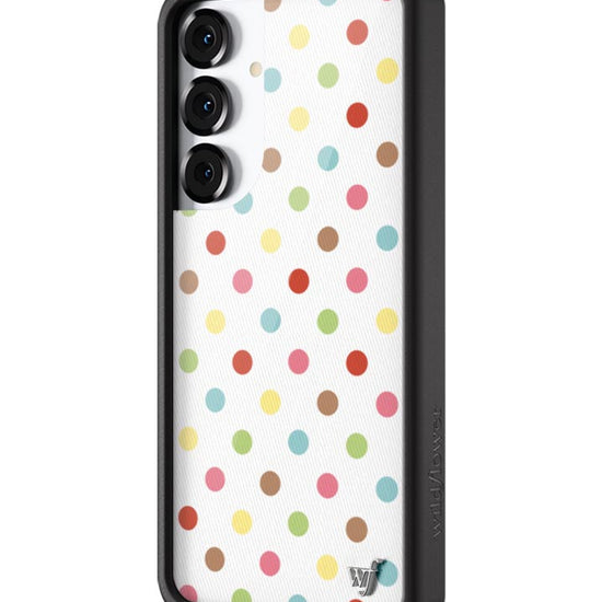 Wildflower Galaxy S25 case Plus Polka Dot Confetti Multicolored Cute