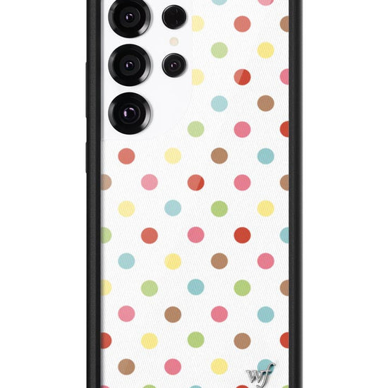 Wildflower Galaxy S25 case Ultra Polka Dot Confetti Multicolored Cute