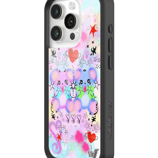 Wildflower Cotton Candy Teddies iPhone 15 Pro Case