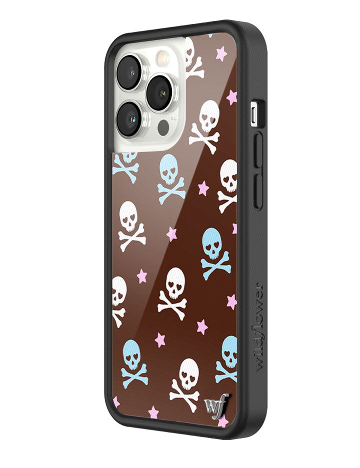Wildflower Cross Bones iPhone 13 Pro Case
