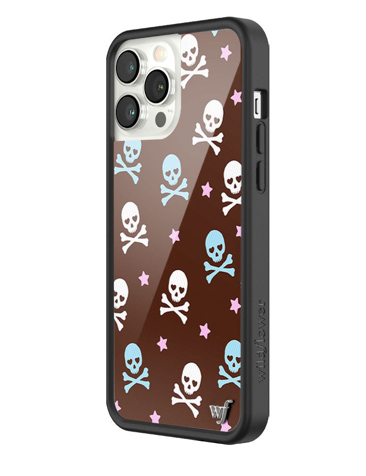 Wildflower Cross Bones iPhone 13 Pro Max Case