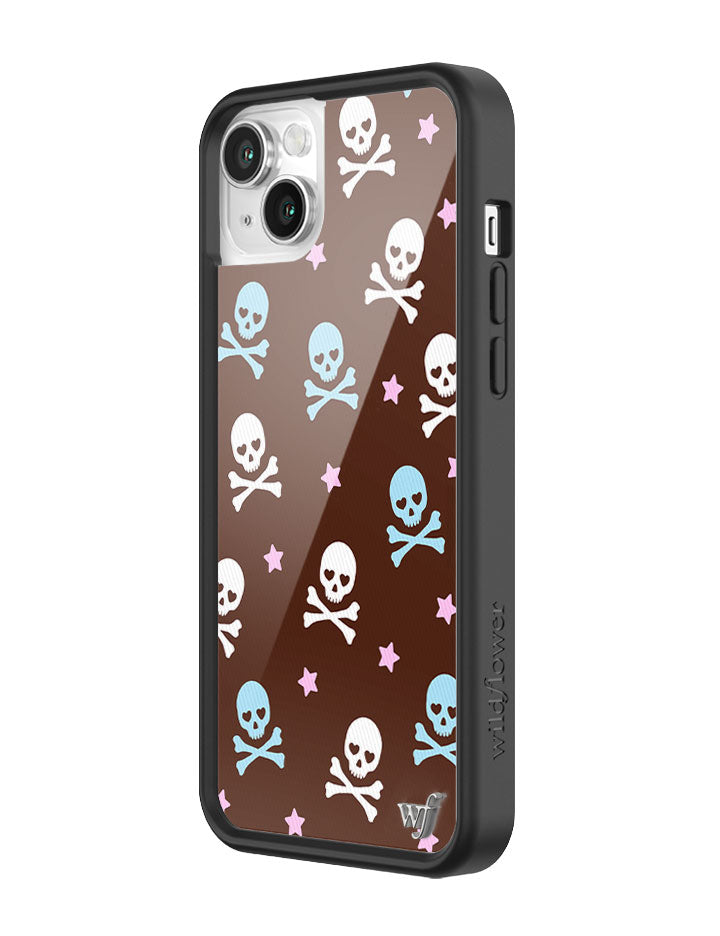 Wildflower Cross Bones iPhone 14 Case