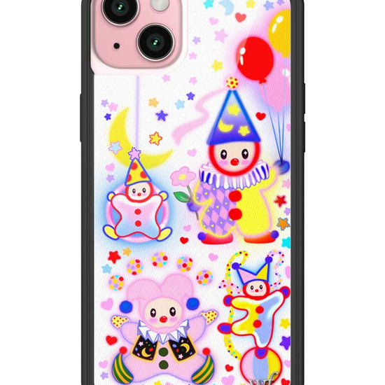Wildflower iPhone case 15 Plus Clown Around Red Cute