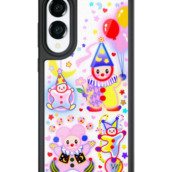 Wildflower Galaxy S25 case Edge Clown Around Red Cute