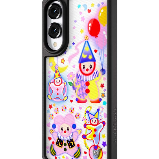 Wildflower Galaxy S25 case Edge Clown Around Red Cute
