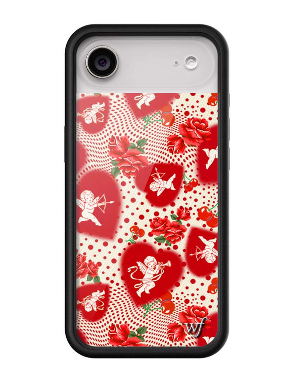 Wildflower iPhone case Air Cupid Dot Hearts Red Cute