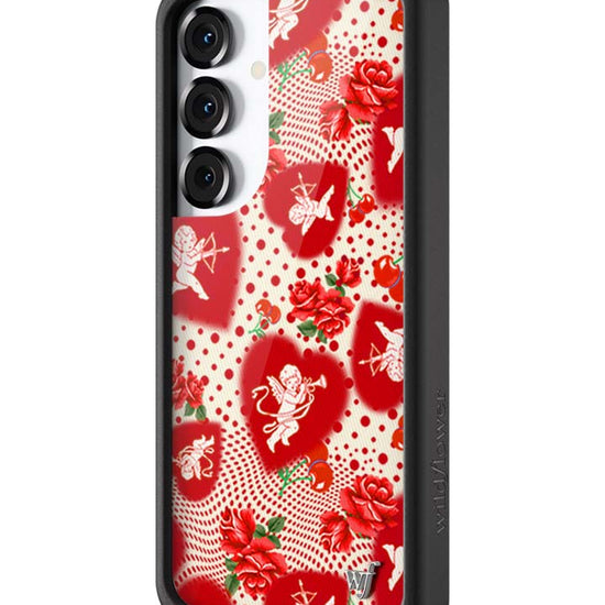 Wildflower Galaxy S25 case Cupid Dot Hearts Red Cute