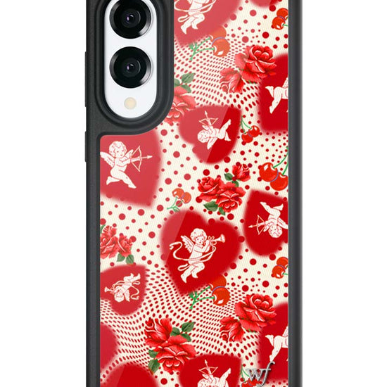 Wildflower Galaxy S25 case Edge Cupid Dot Hearts Red Cute
