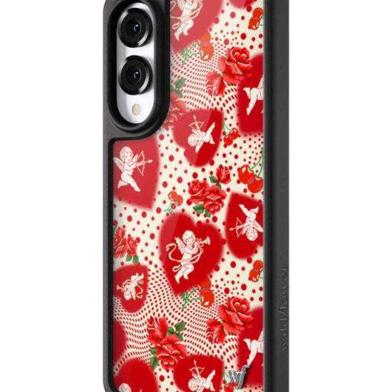 Wildflower Galaxy S25 case Edge Cupid Dot Hearts Red Cute
