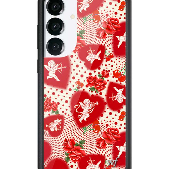Wildflower Galaxy S25 case Plus Cupid Dot Hearts Red Cute