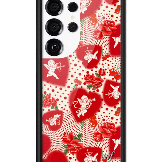 Wildflower Galaxy S25 case Ultra Cupid Dot Hearts Red Cute