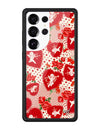 Wildflower Galaxy S25 case Ultra Cupid Dot Hearts Red Cute