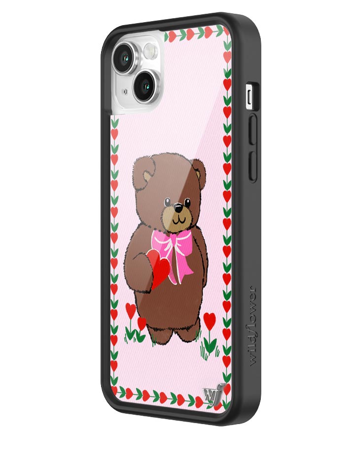 Danielle Guizio Teddy Bear iPhone 14 Plus Case – Wildflower