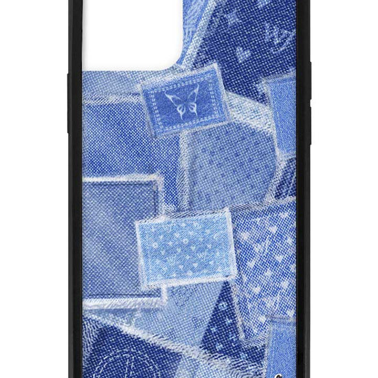 Wildflower Vintage Denim iPhone 12 12 Pro Case