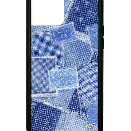 Wildflower Vintage Denim iPhone 12 Pro Max Case