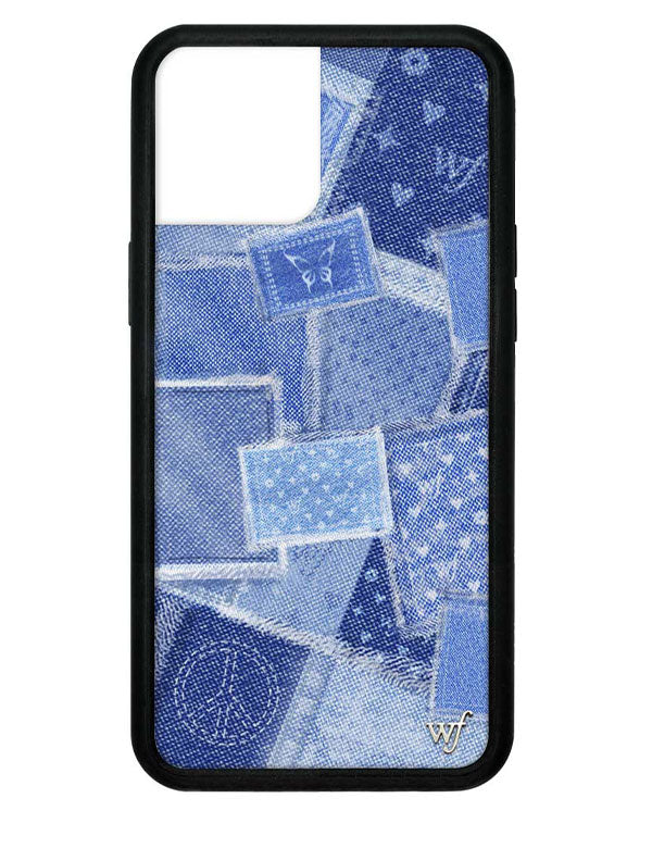 Wildflower Vintage Denim iPhone 12 Pro Max Case