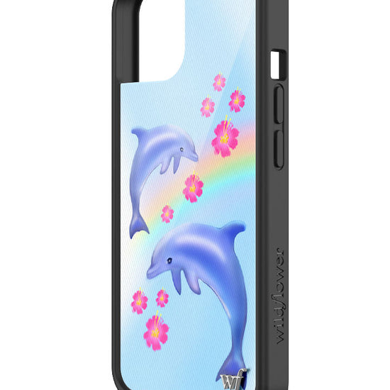 Wildflower Dolphin Love iPhone 13 Case