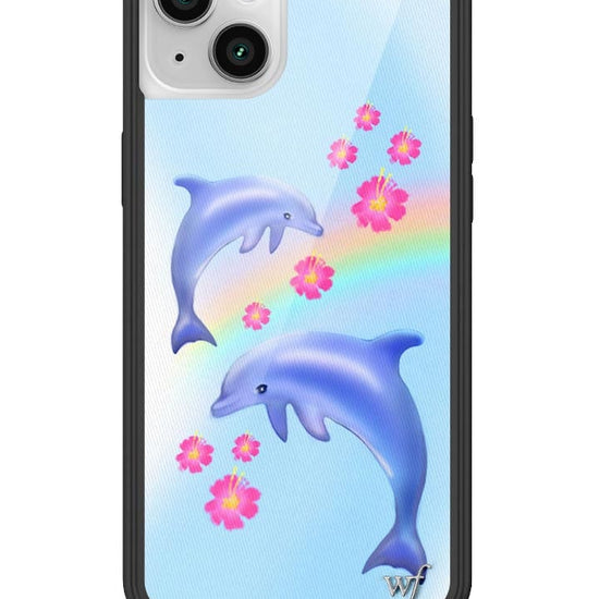 wildflower dolphin love iphone 14plus
