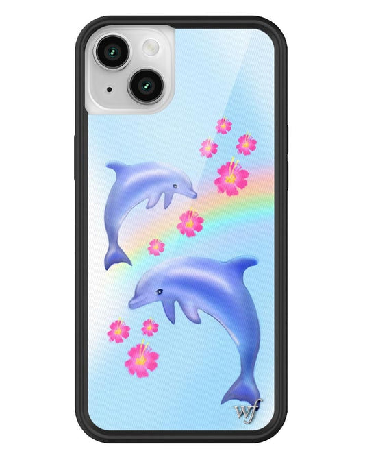 wildflower dolphin love iphone 14plus