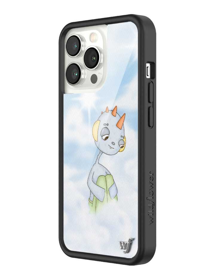 Wildflower iPhone case 13 Pro Drew Blue Clouds Pink Cute