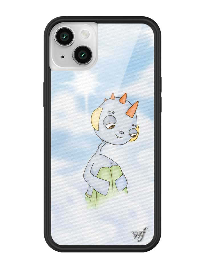 Wildflower iPhone case 14 Drew Blue Clouds Pink Cute