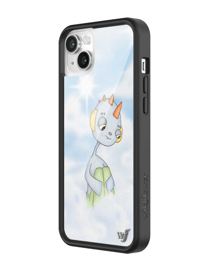 Wildflower iPhone case 14 Drew Blue Clouds Pink Cute