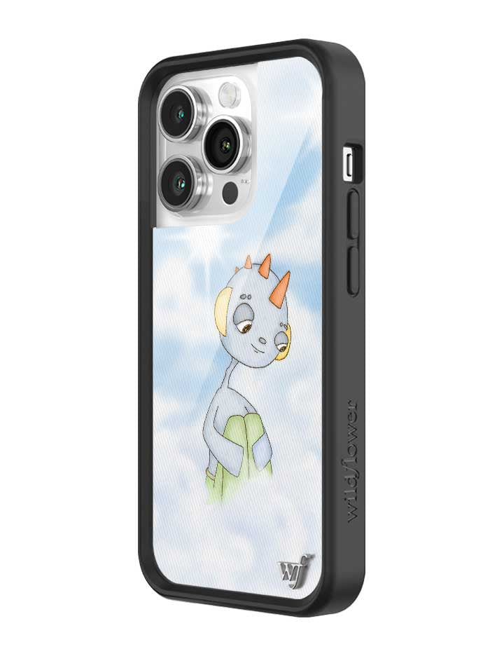 Wildflower iPhone case 14 Pro Drew Blue Clouds Pink Cute