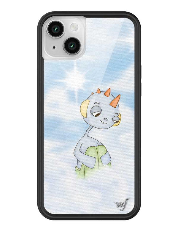 Wildflower iPhone case 14 Plus Drew Blue Clouds Pink Cute