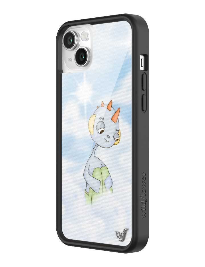 Wildflower iPhone case 14 Plus Drew Blue Clouds Pink Cute