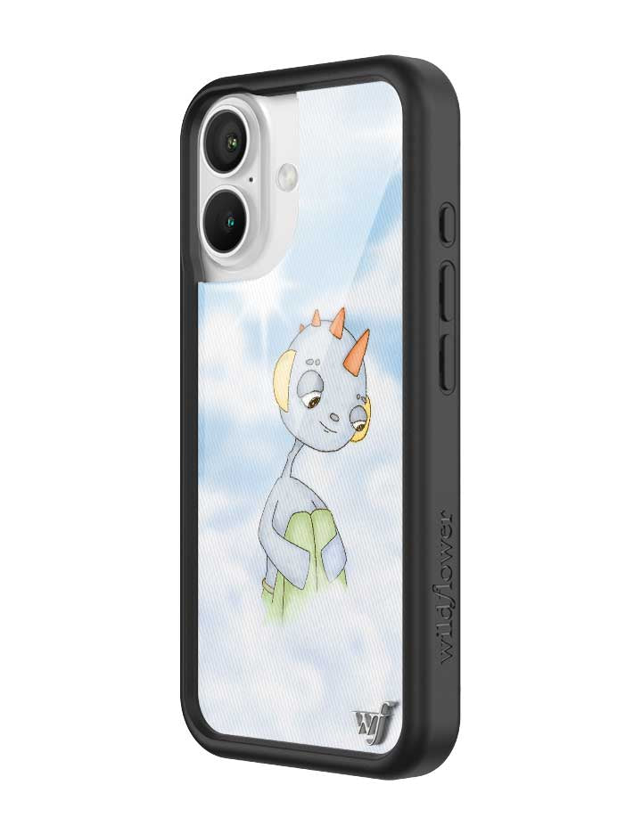 Wildflower iPhone case 16 Drew Blue Clouds Pink Cute