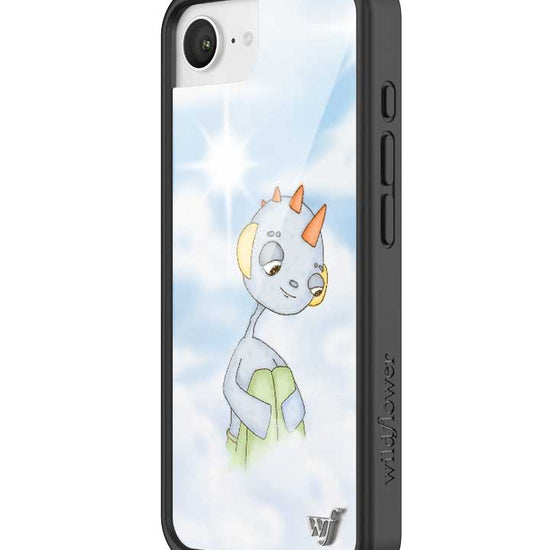 Wildflower iPhone case 16e Drew Blue Clouds Pink Cute