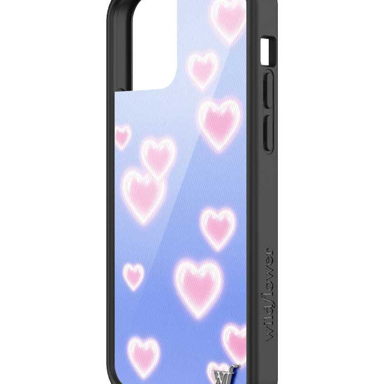 Wildflower iPhone case 12/12 Pro Dreamy Hearts Blue Pink Cute