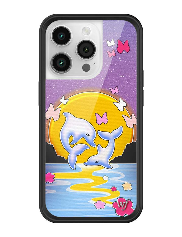 Wildflower iPhone case 14 Pro Dolphin Sunset Animals Cute