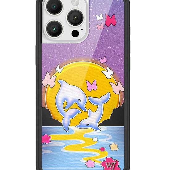 Wildflower iPhone case 16 Pro Max Dolphin Sunset Animals Cute
