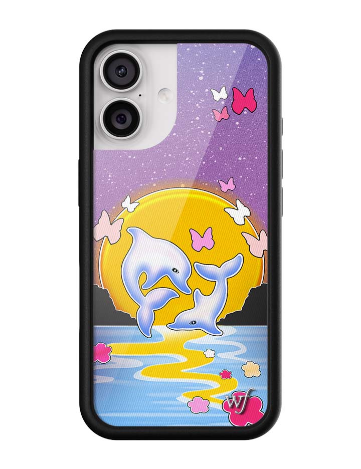 Wildflower iPhone case 17 Dolphin Sunset Animals Cute