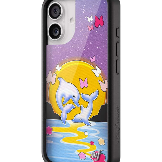 Wildflower iPhone case 17 Dolphin Sunset Animals Cute