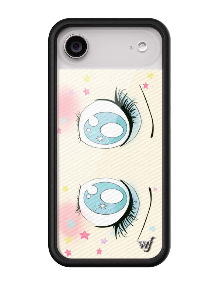 Wildflower iPhone case Air Sandy Liang Starry Eyes White Blue Cute