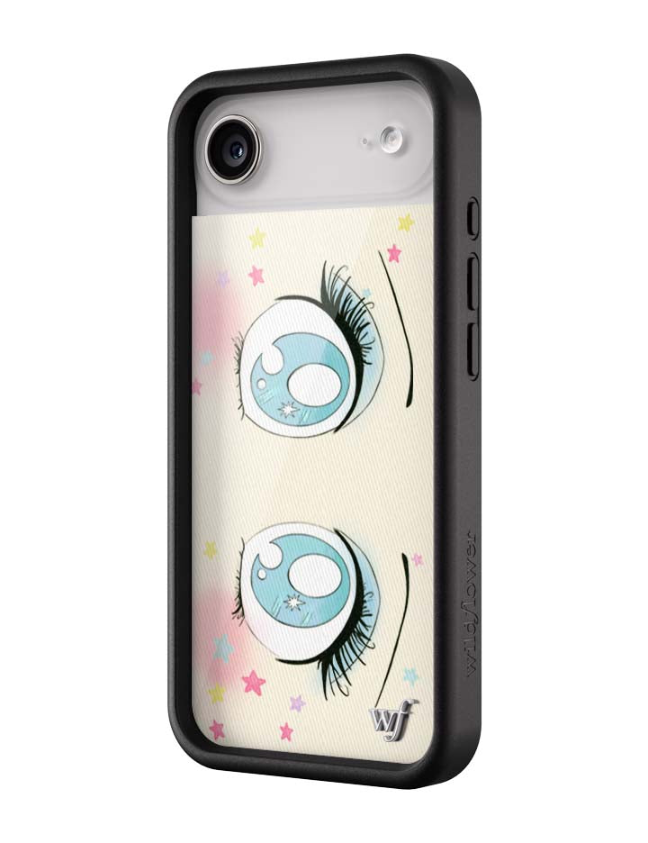 Wildflower iPhone case Air Sandy Liang Starry Eyes White Blue Cute