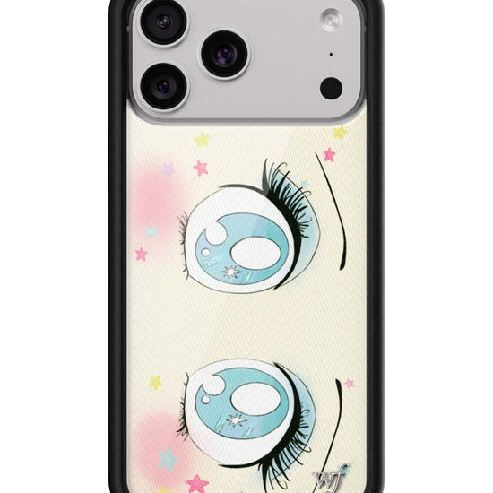 Wildflower iPhone case 18 Pro Max Sandy Liang Starry Eyes White Blue Cute