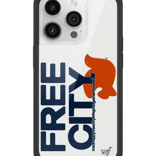 Wildflower iPhone case 14 Pro THE MADHAPPY & FREECITY TOGETHERFOREVER WHITE NAVY Collab Cute